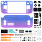Custom Full Set Shell with Buttons for Steam Deck Console - Gradient Translucent Bluebell eXtremeRate