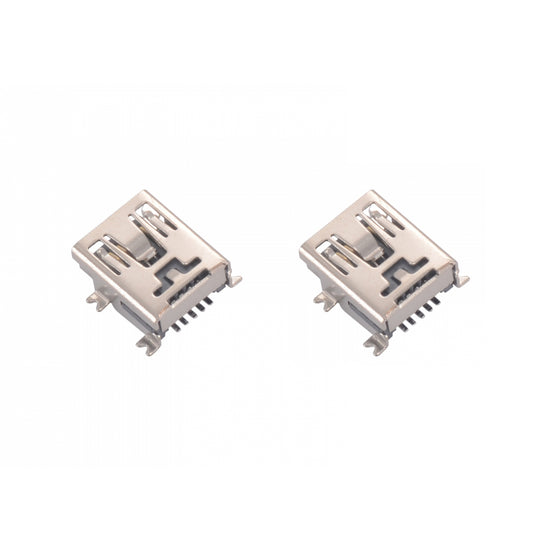 2 Pcs Replacement Mini USB Charger Charging Port Connector for PS3 Controller - GP3F0040*2 eXtremeRate