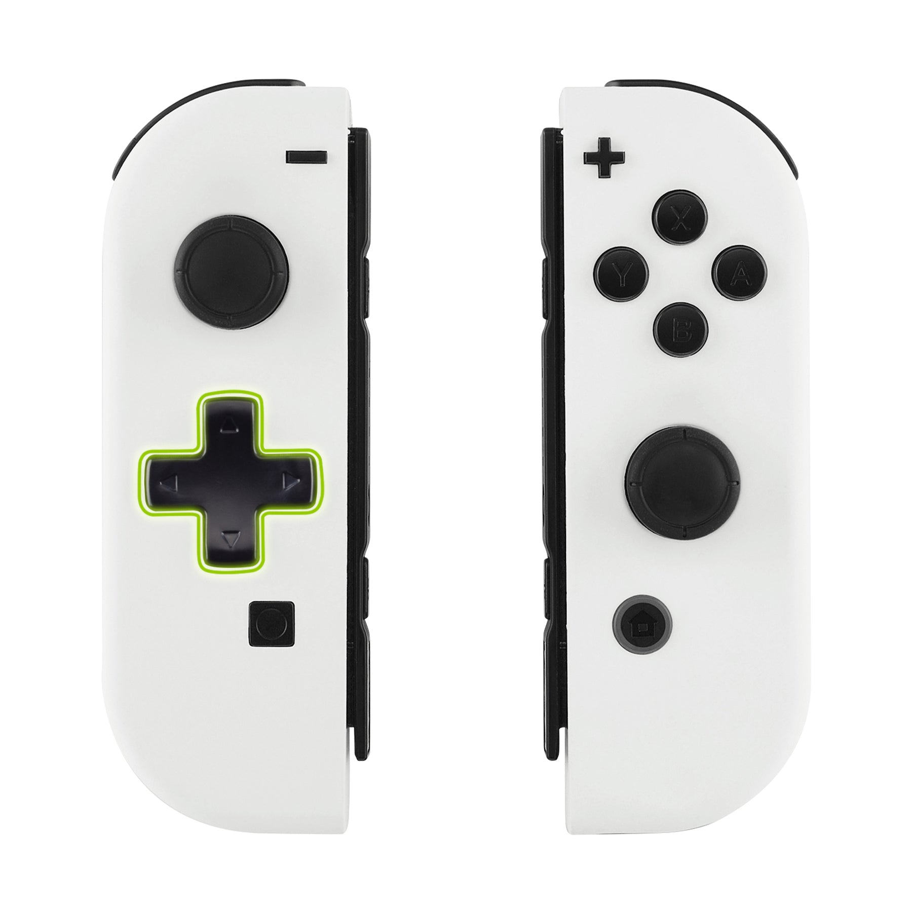 eXtremeRate White for Joycon Handheld Controller Housing (D-Pad