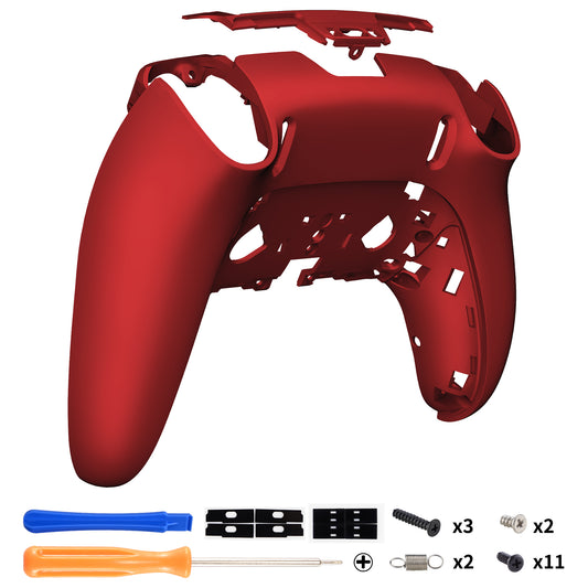 Replacement Back Housing Bottom Shell Compatible with PS5 Edge Controller - Scarlet Red eXtremeRate
