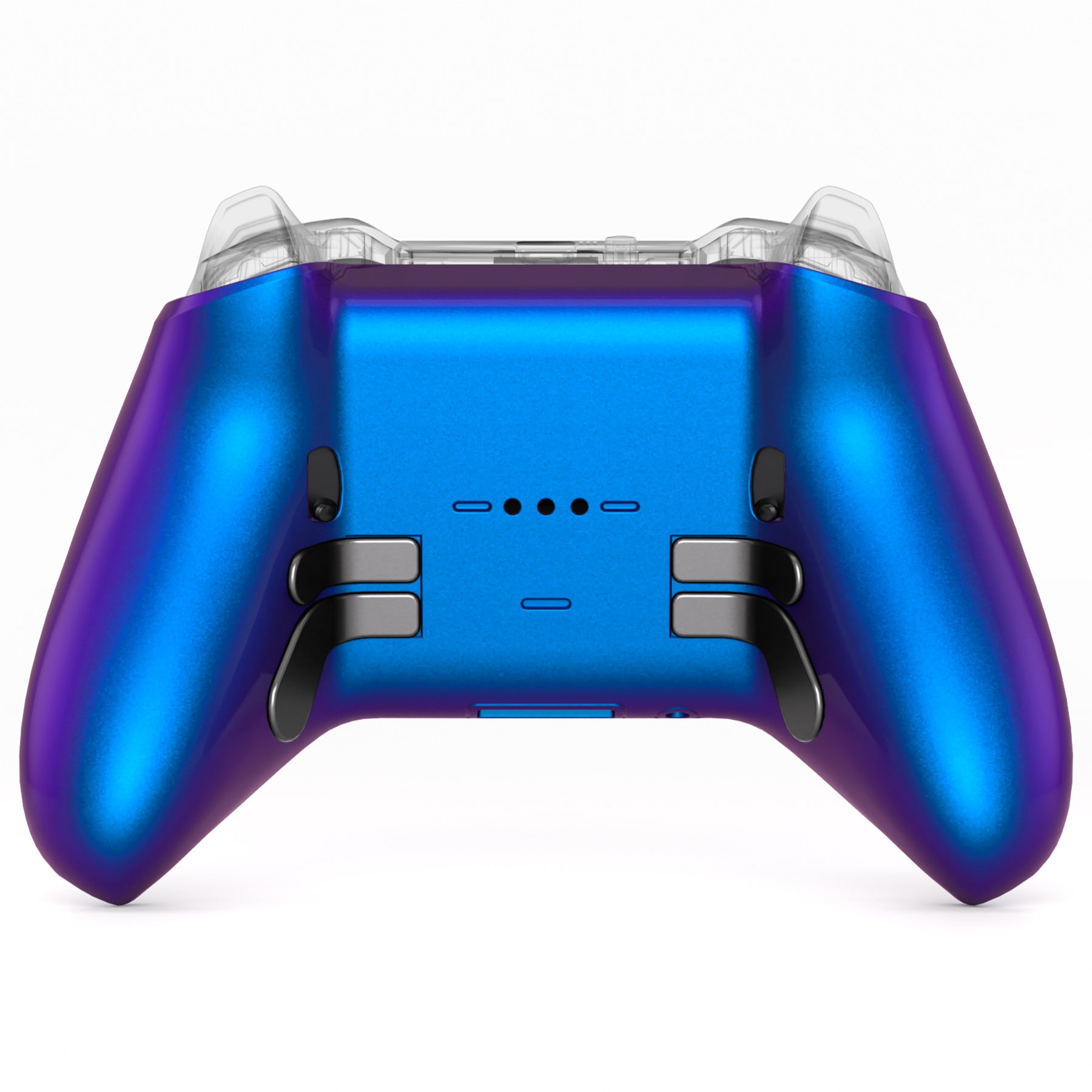 eXtremeRate Replacement Bottom Shell Case for Xbox Elite Series 2 Controller, Chameleon Purple Blue Back Housing Shell Cover for Xbox Elite Series 2