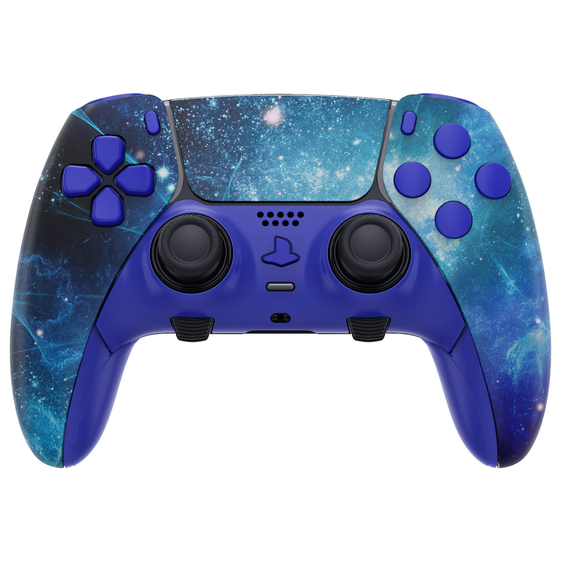 eXtremeRate Blue Nebula Full Set Housing Shell with Buttons Touchpad Cover  Compatible with ps5 Edge Controller, Custom Replacement Decorative Trim  Shell Front Back Plates Compatible with ps5 Edge Controller – eXtremeRate  Retail