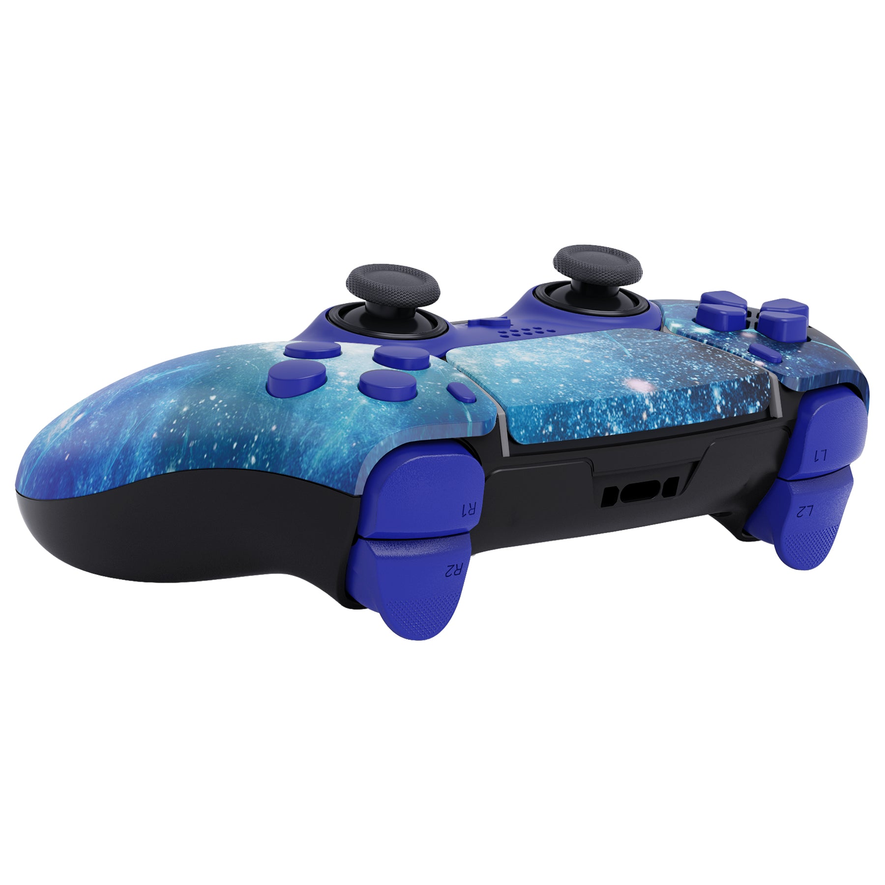 Replacement Full Set Shells with Buttons Compatible with PS5 Edge Controller - Blue Nebula eXtremeRate