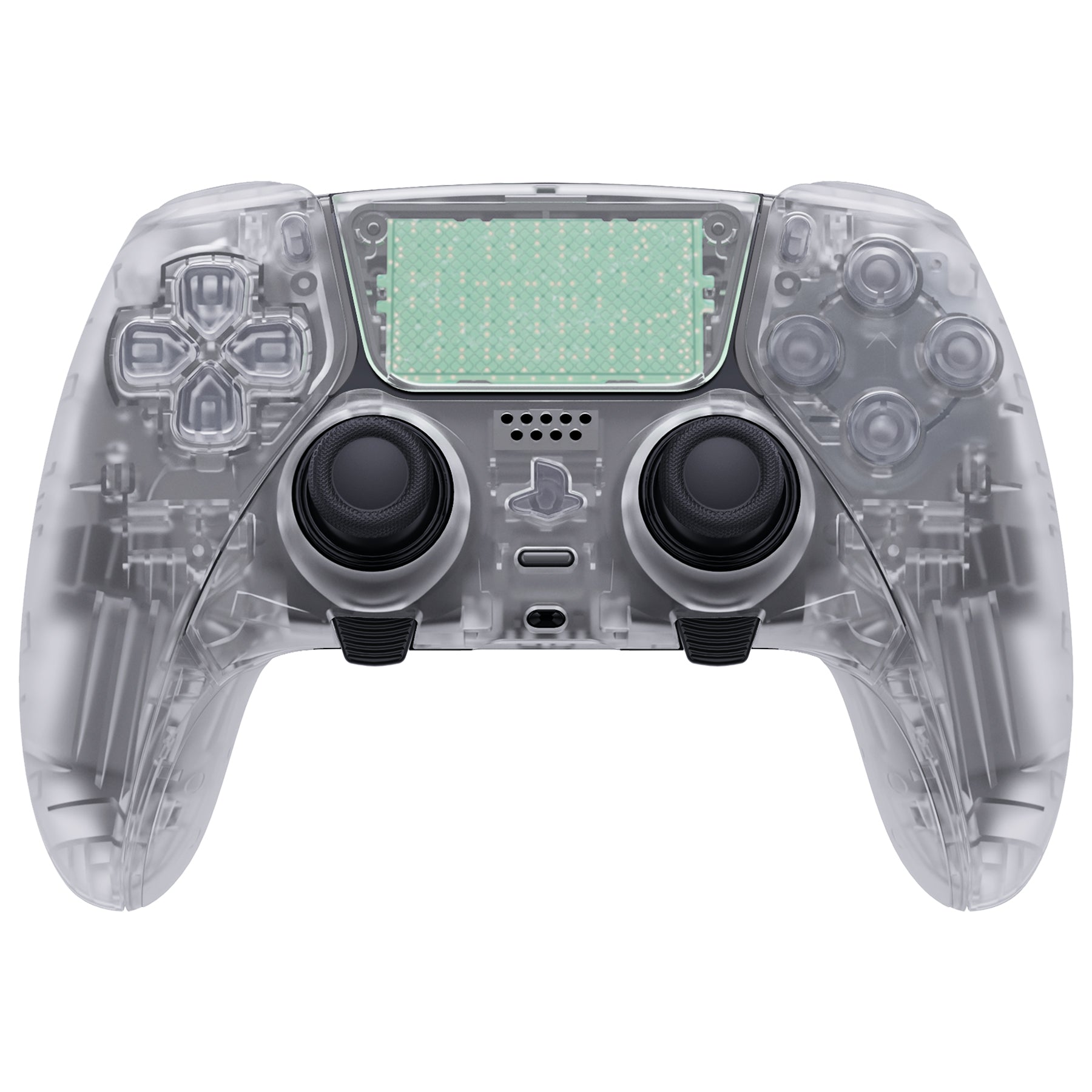 eXtremeRate Clear Full Set Housing Shell with Buttons Touchpad Cover  Compatible with ps5 Edge Controller, Custom Replacement Decorative Trim  Shell Front Back Plates Compatible with ps5 Edge Controller – eXtremeRate  Retail