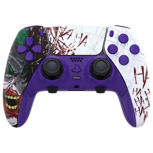 Replacement Full Set Shells with Buttons Compatible with PS5 Edge Controller - Clown HAHAHA eXtremeRate