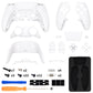 Replacement Full Set Shells with Buttons Compatible with PS5 Edge Controller - White eXtremeRate