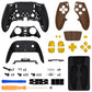 Replacement Full Set Shells with Buttons Compatible with PS5 Edge Controller - Wood Grain eXtremeRate