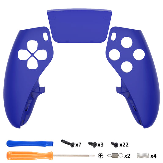 Replacement Left Right Front Housing Shell with Touchpad Compatible with PS5 Edge Controller - Blue eXtremeRate