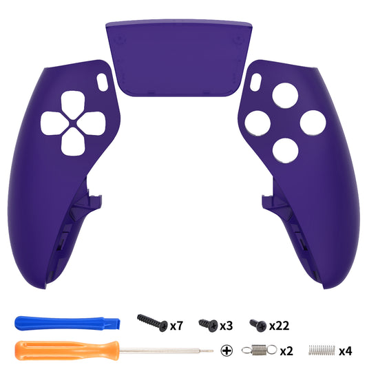 Replacement Left Right Front Housing Shell with Touchpad Compatible with PS5 Edge Controller - Purple eXtremeRate
