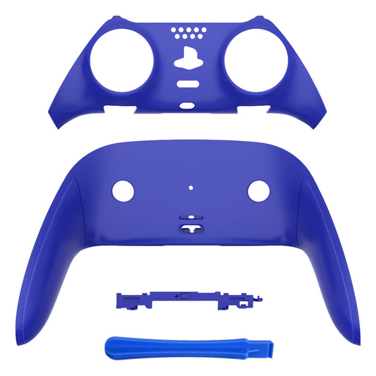 Replacement Top Bottom Decorative Trim Shell Compatible with PS5 Edge Controller - Blue eXtremeRate