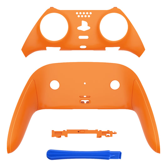 Replacement Top Bottom Decorative Trim Shell Compatible with PS5 Edge Controller - Orange eXtremeRate