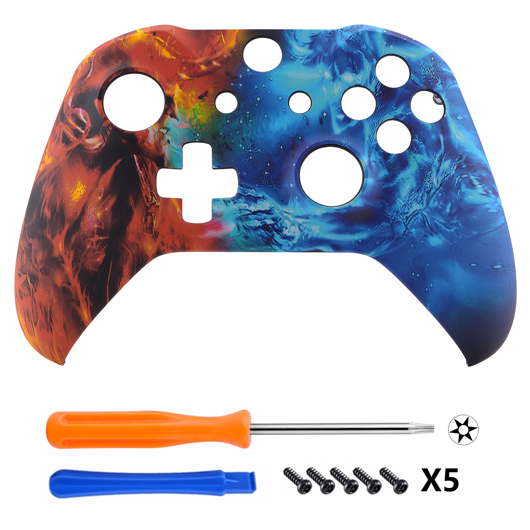 WOW Xbox one outlets s model 1708 wireless controller custom marble soft touch face plate multi color with texture on side rails