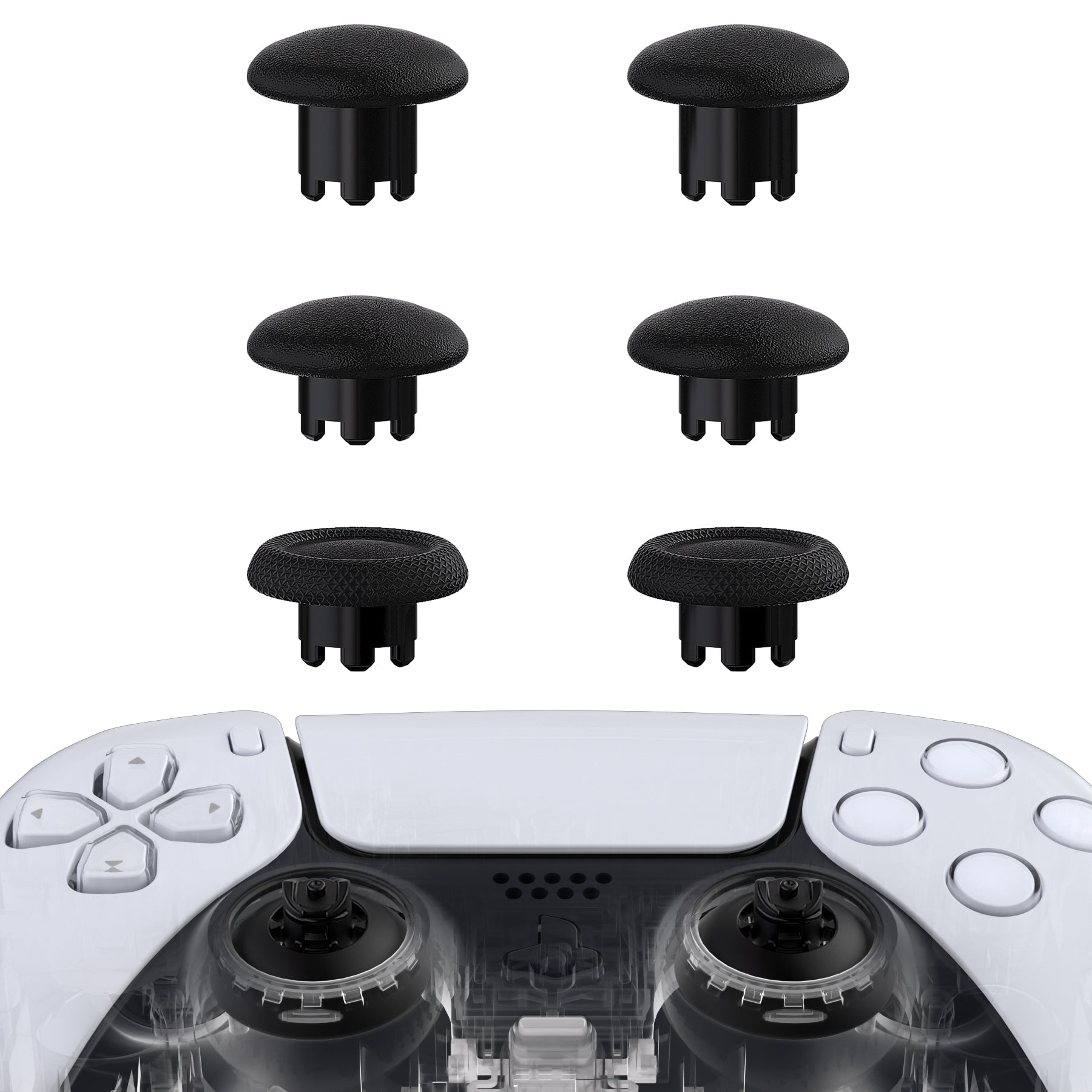 eXtremeRate EDGE Sticks Swappable Thumbsticks for PS5 Controller, Custom  Black Replacement Interchangeable Analog Stick Joystick for PS5, for PS4  All Model Controllers Universal - WITHOUT Controller – eXtremeRate Retail