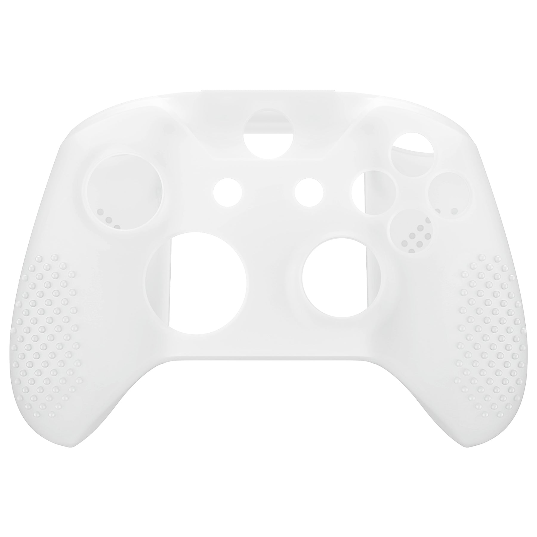 eXtremeRate PlayVital Protective Anti-Slip Silicone Case with Thumb Grips Caps for Xbox One X & S Controller - Glow in Dark - Green eXtremeRate