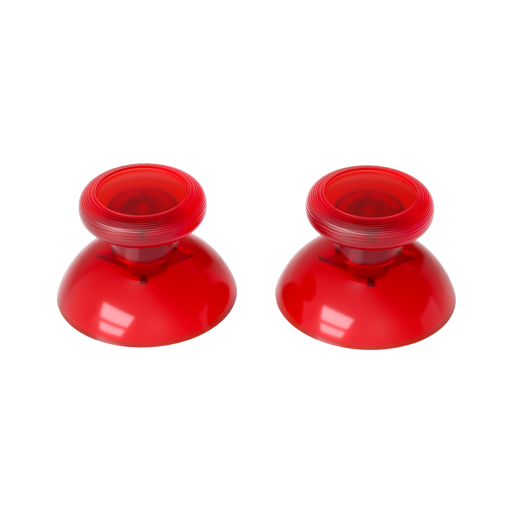 eXtremeRate Replacement 3D Joystick Thumbsticks for Nintendo Switch Pro Controller - Clear Red eXtremeRate
