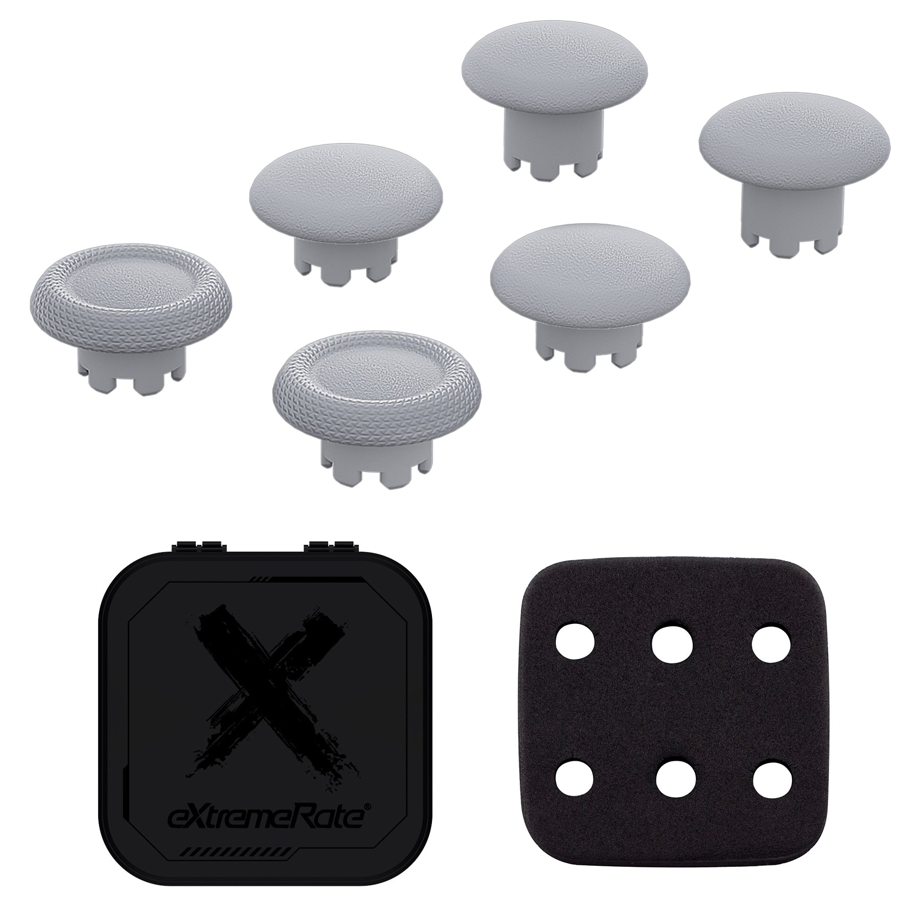 eXtremeRate Replacement Swappable Thumbsticks for PS5 Edge Controller - New Hope Gray eXtremeRate