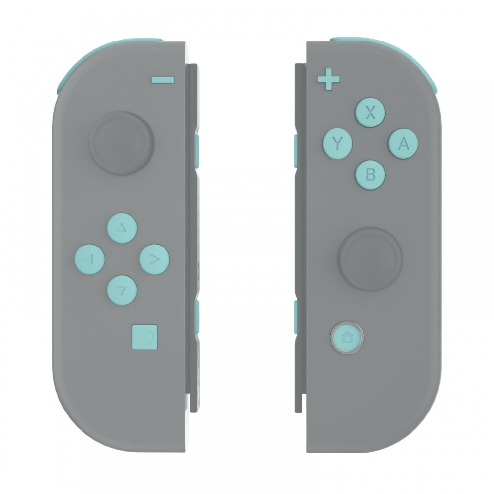 eXtremeRate Replacement Full Set Buttons for Joycon of NS Switch - Light  Cyan
