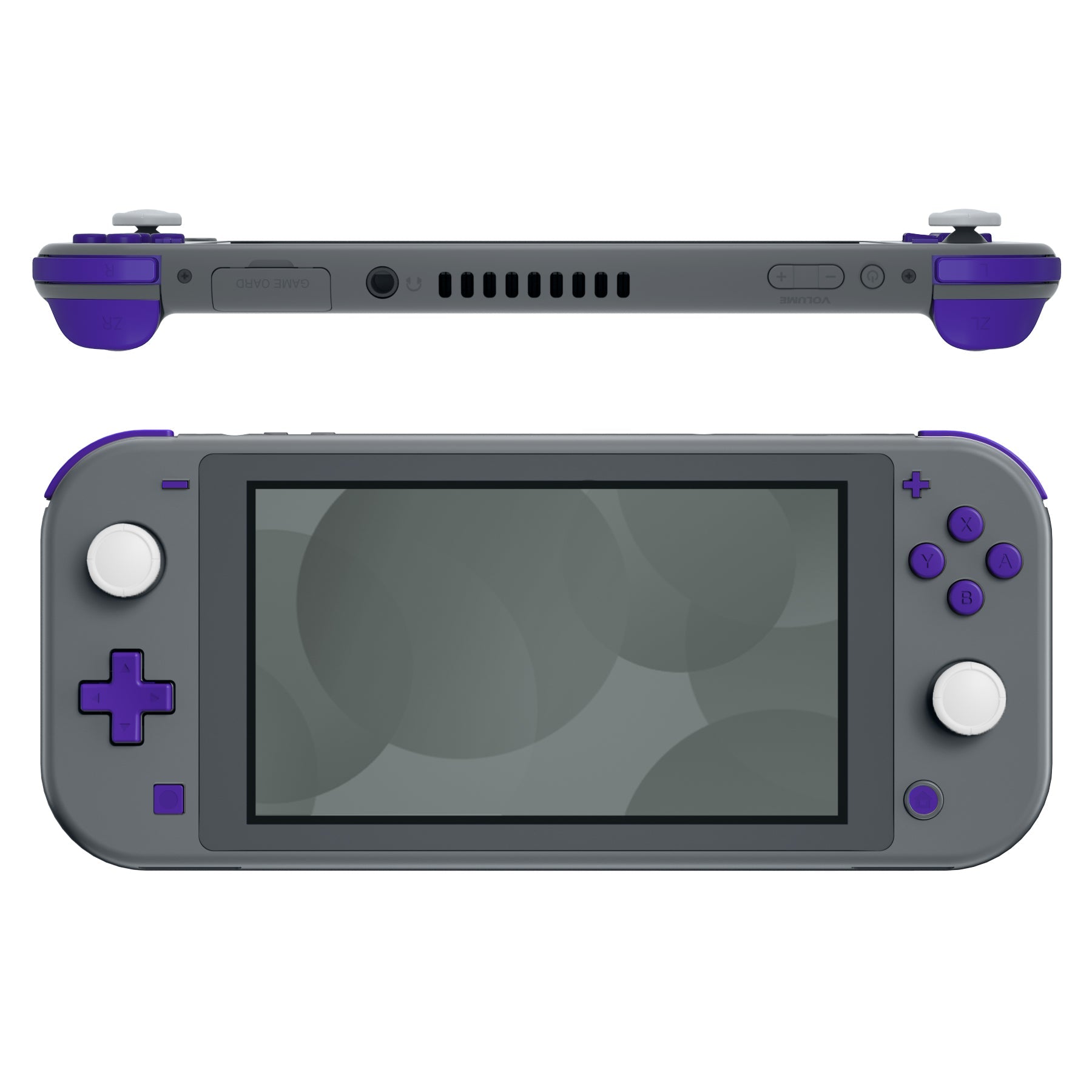 eXtremeRate Replacement Full Set Buttons for NS Switch Lite - Purple