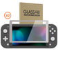 eXtremeRate Retail 2 Pack Fleeting Gray Border Transparent HD Saver Protector Film, Tempered Glass Screen Protector for Nintendo Switch Lite [Anti-Scratch, Anti-Fingerprint, Shatterproof, Bubble-Free] - HL734