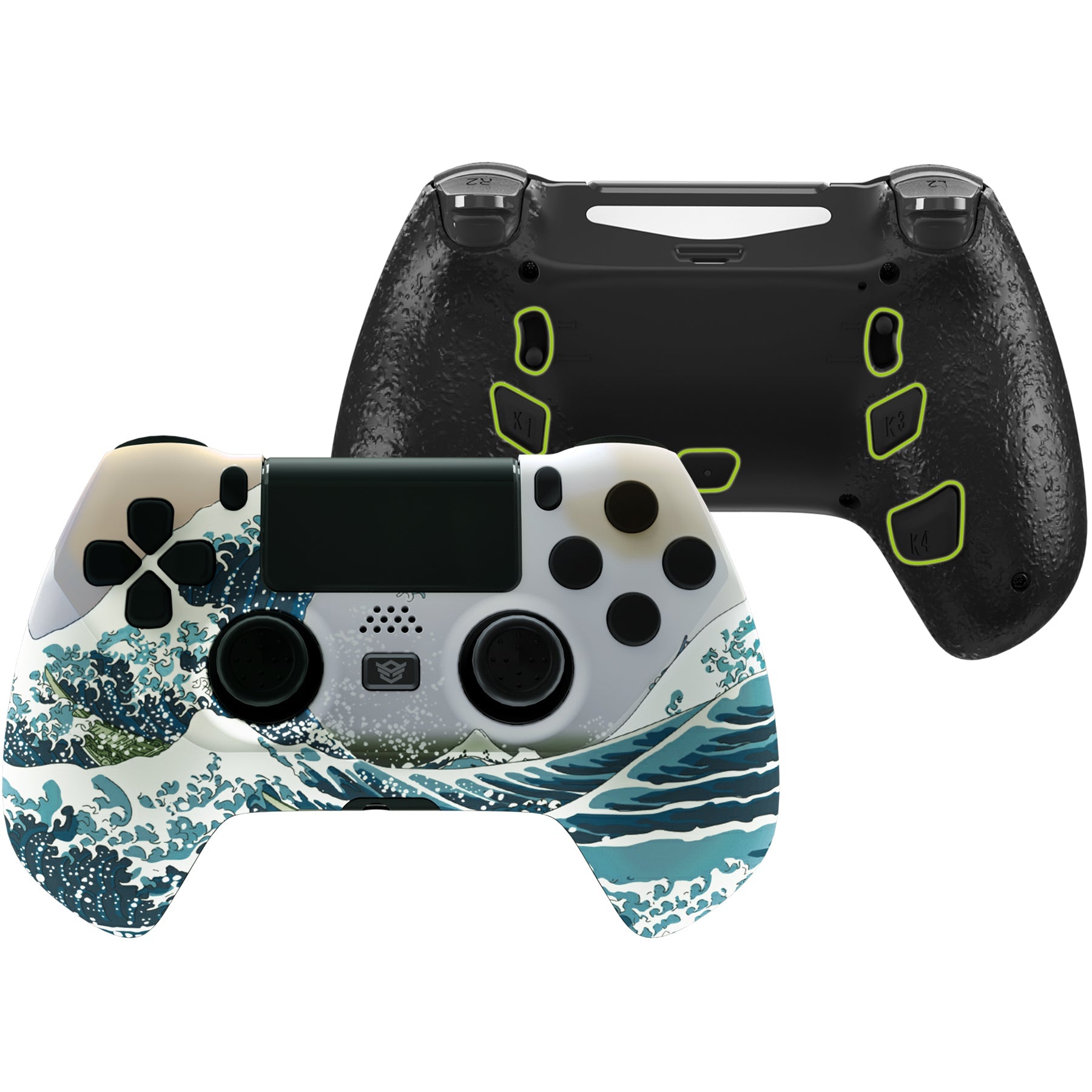eXtremeRate DECADE Tournament Controller (DTC) Upgrade Kit for PS4  Controller JDM-040/050/055 - The Great Wave