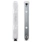 eXtremeRate Retail Clear Replacement shell for NS Switch Joycon Strap, Custom Joy-Con Wrist Strap Housing Buttons for NS Switch - 2 Pack - UEM501