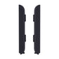 eXtremeRate Retail Black Soft Touch Replacement shell for Nintendo Switch Joycon Strap, Custom JoyCon Wrist Strap Housing Buttons for Nintendo Switch - 2 Pack - UEP310