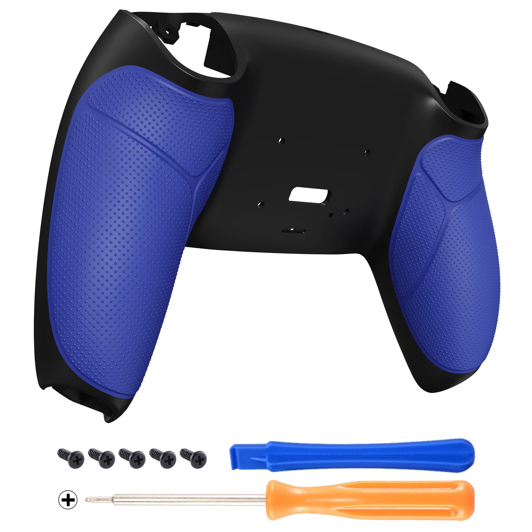 Blue Performance Rubberized Grip Redesigned Back Shell for PS5 Controller  eXtremerate Rise & RISE4 Remap Kit - Controller & Rise Remap Board NOT  Included – eXtremeRate Retail