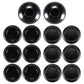 eXtremeRate Retail Black Removable Thumbstick Joystick Plastic Bottom for Xbox One for ps4 Controller - XOJ0125