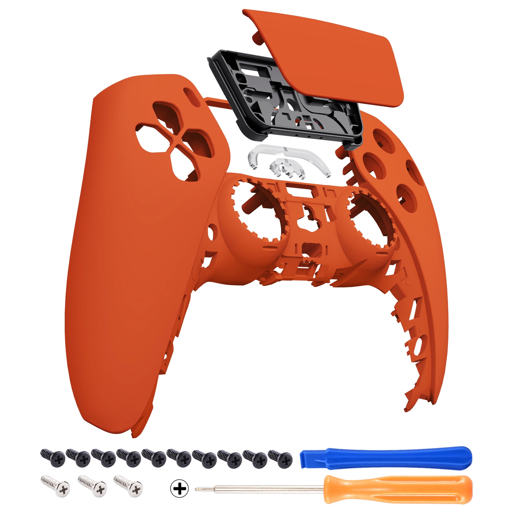eXtremeRate Replacement Front Housing Shell with Touchpad Compatible with  PS5 Controller BDM-010/020/030/040 - Orange