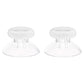 eXtremeRate Retail Clear Replacement Thumbsticks for Xbox Series X/S Controller, for Xbox One Standard Controller Analog Stick, Custom Joystick for Xbox One X/S, for Xbox One Elite Controller - JX3408