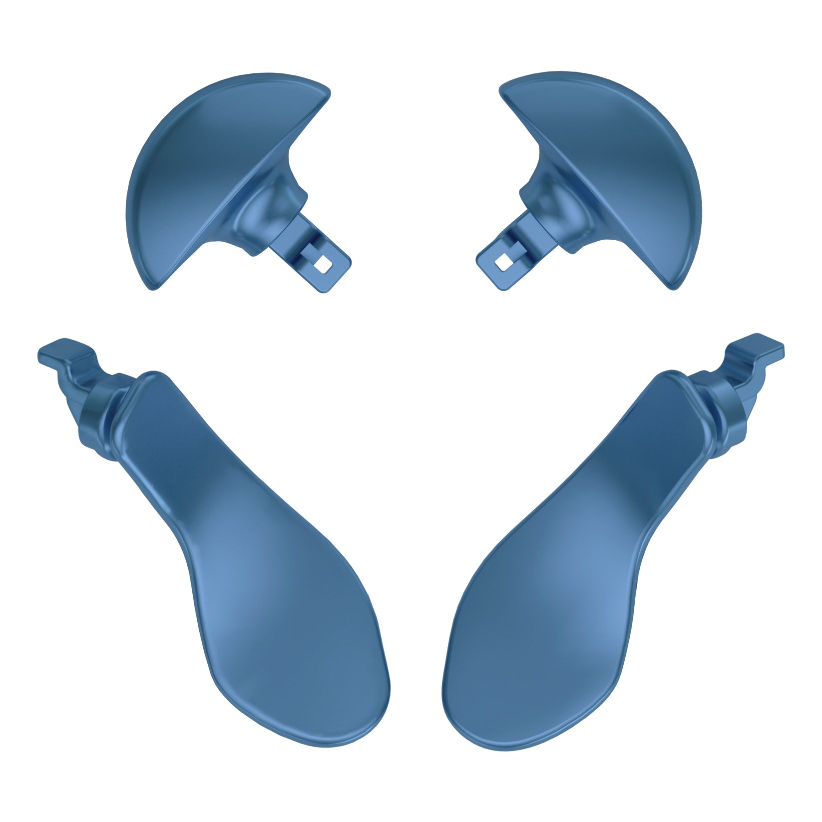 eXtremeRate Back Paddles for PS5 Edge Controller, Metallic Neptune Blue