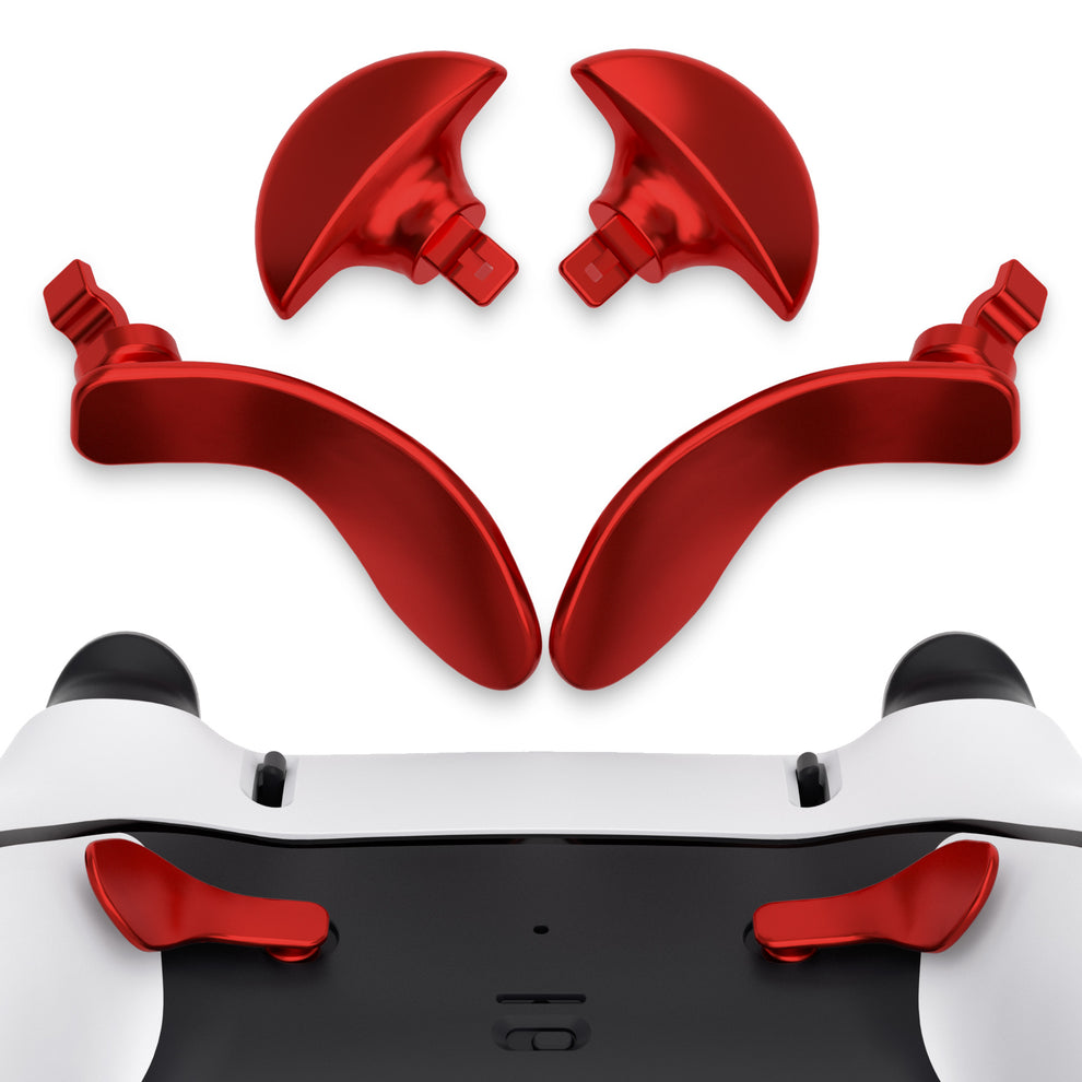 eXtremeRate Back Paddles for PS5 Edge Controller, Metallic Scarlet Red