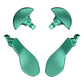 eXtremeRate Retail Back Paddles for PS5 Edge Controller, Metallic Aqua Green Replacement Interchangeable 4PCS Metal Back Buttons for PS5 Edge Controller - Controller NOT Included - BHPFP003