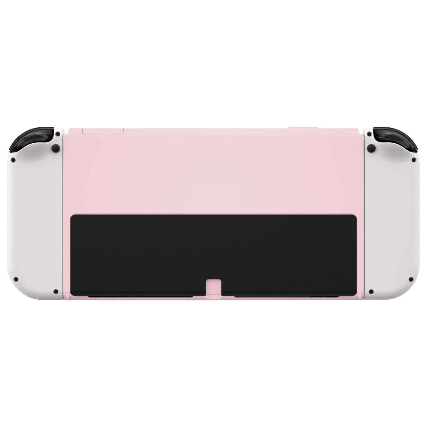 eXtremeRate Retail eXtremeRate Cherry Blossoms Pink Soft Touch Console Back Plate DIY Replacement Housing Shell Case for Nintendo Switch OLED Console – JoyCon Shell & Kickstand NOT Included - BNSOP3003