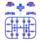 eXtremeRate Dpad Version Replacement Full Set Buttons for Joycon of Switch (D-pad ONLY Fits for eXtremeRate D-pad Shell for Joycon) - Chameleon Purple Blue eXtremeRate