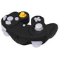 eXtremeRate Retail Black Replacement Faceplate Backplate with Buttons for Nintendo GameCube Controller - GCNP3005