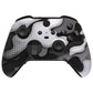 eXtremeRate Retail Black White Camouflage Faceplate Cover, Soft Touch Front Housing Shell Case Replacement Kit for Xbox One Elite Series 2 Controller Model 1797 - Thumbstick Accent Rings Included - ELT147