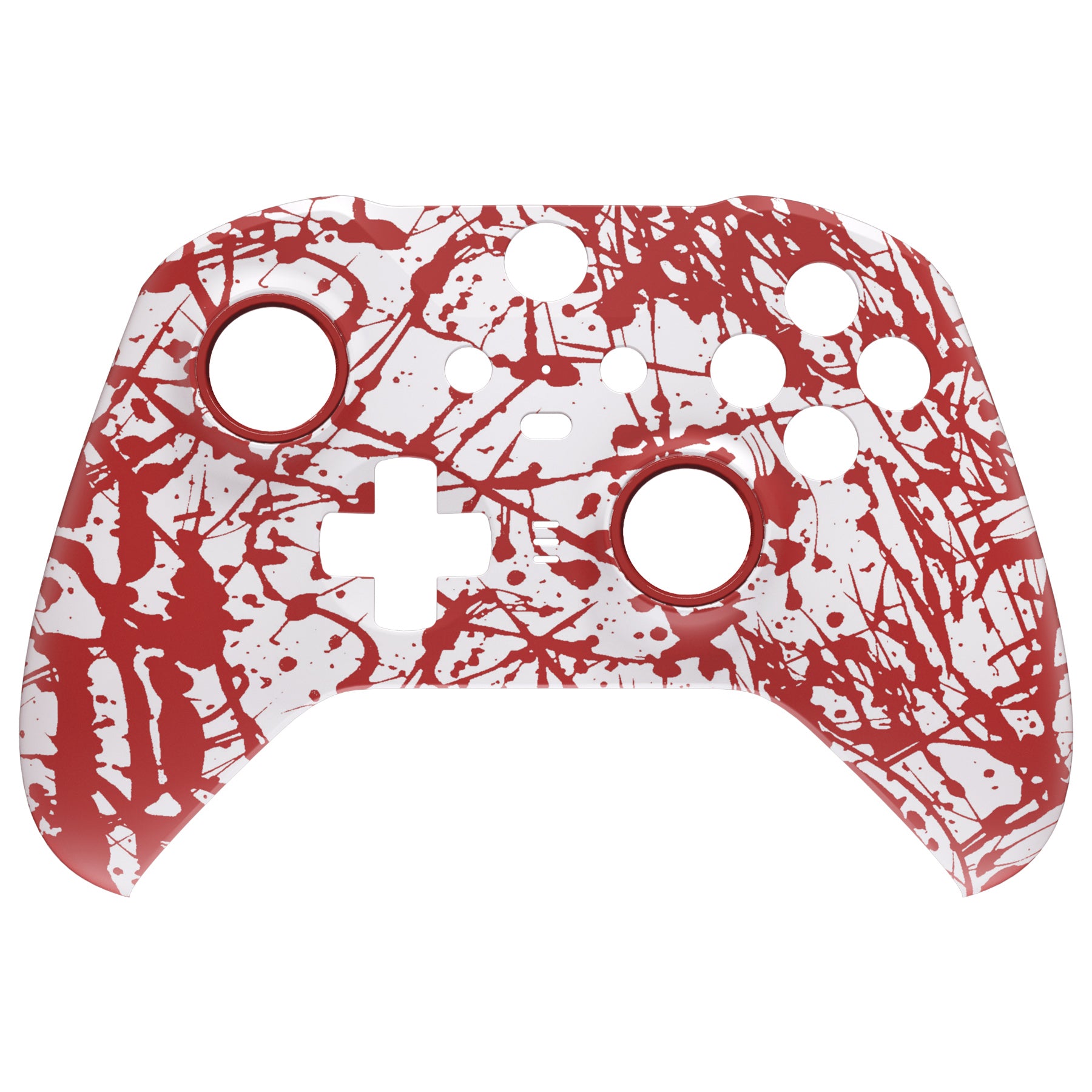 eXtremeRate Blood Patterned Faceplate Cover, Soft Touch Front Housing Shell  Case Replacement Kit for Xbox One Elite Series 2, Xbox Elite 2 Core  Controller Model 1797 - Accent Rings Included – eXtremeRate Retail