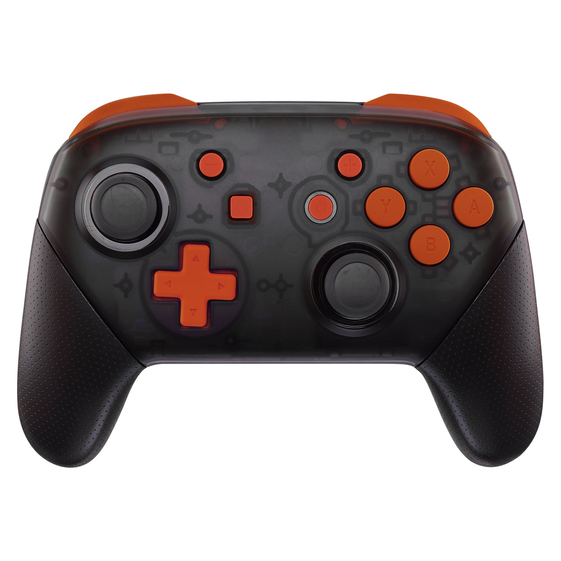 eXtremeRate Retail Orange Repair ABXY D-pad ZR ZL L R Keys for Nintendo Switch Pro Controller, DIY Replacement Full Set Buttons with Tools for Nintendo Switch Pro - Controller NOT Included - KRP303