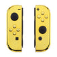 eXtremeRate Replacement Full Set Shell Case with Buttons for Joycon of NS Switch - Chrome Gold