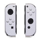 eXtremeRate Replacement Full Set Shell Case with Buttons for Joycon of NS Switch - Chrome Silver eXtremeRate