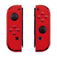 eXtremeRate Replacement Full Set Shell Case with Buttons for Joycon of NS Switch - Chrome Red eXtremeRate