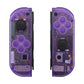 eXtremeRate Replacement Full Set Shell Case with Buttons for Joycon of NS Switch - Clear Atomic Purple eXtremeRate