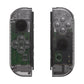 eXtremeRate Replacement Full Set Shell Case with Buttons for Joycon of NS Switch - Clear Black eXtremeRate