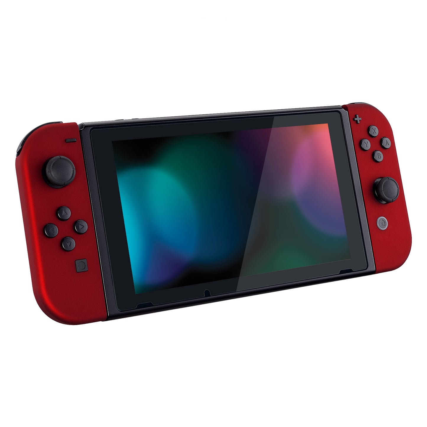 eXtremeRate Replacement Full Set Shell Case with Buttons for Joycon of NS Switch - Scarlet Red