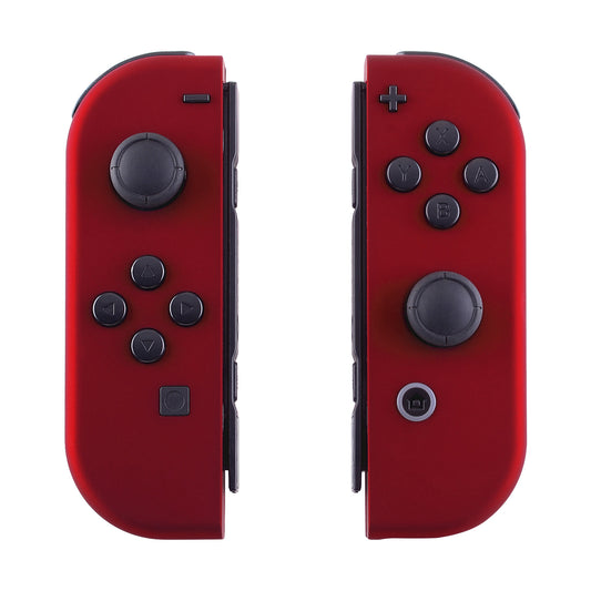 eXtremeRate Replacement Full Set Shell Case with Buttons for Joycon of NS Switch - Scarlet Red eXtremeRate