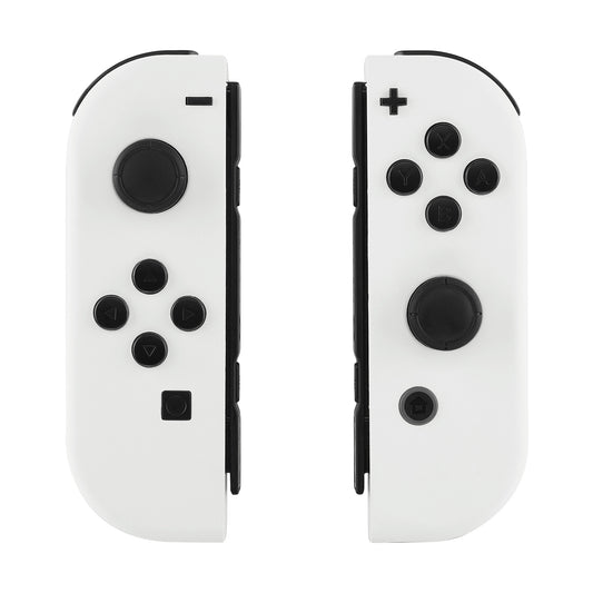 eXtremeRate Replacement Full Set Shell Case with Buttons for Joycon of NS Switch - White eXtremeRate