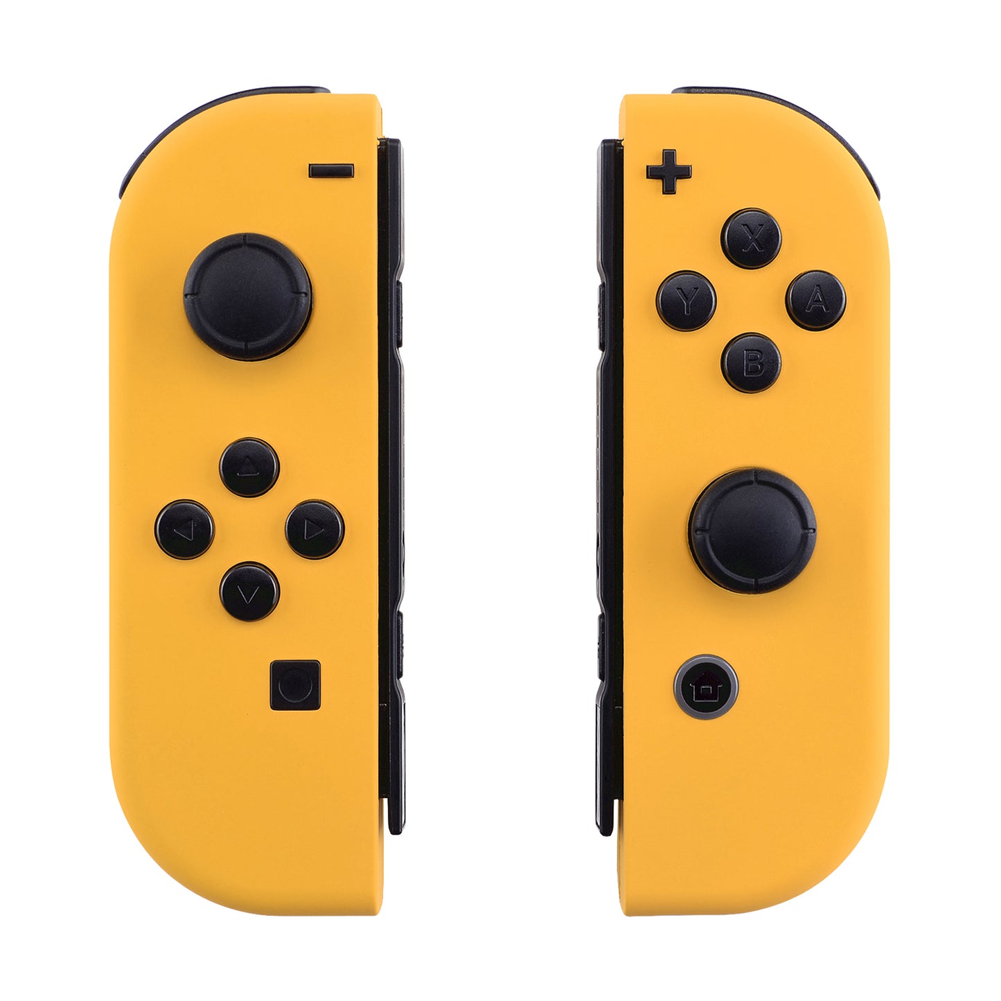 eXtremeRate Replacement Full Set Shell Case with Buttons for Joycon of NS Switch - Caution Yellow eXtremeRate