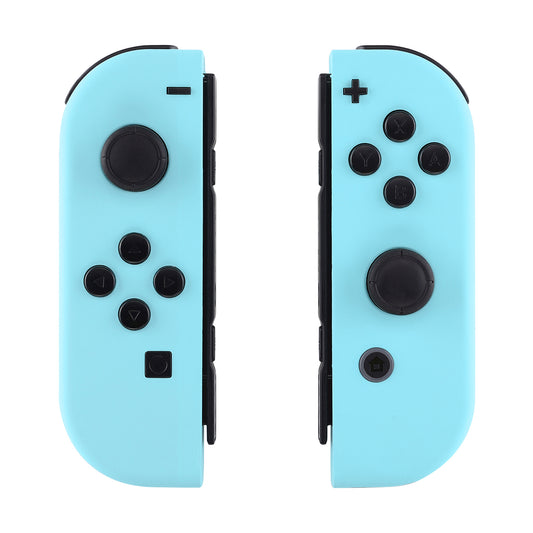 eXtremeRate Replacement Full Set Shell Case with Buttons for Joycon of NS Switch - Heaven Blue