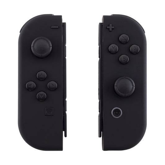 eXtremeRate Replacement Full Set Shell Case with Buttons for Joycon of NS Switch - Black eXtremeRate